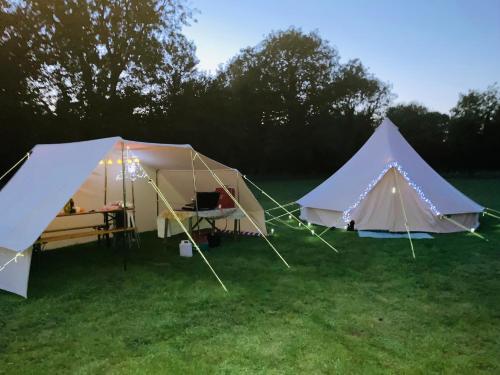 Tin and Canvas Glamping Pickering, Canvas Capers Bell Tent