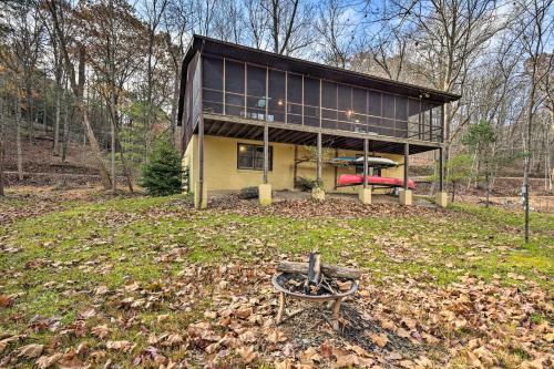 Pet-Friendly Riverside Cabin with Patio and Yard!