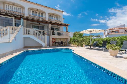NEW! Villa Cala Marsal Sea View Front Waterline with Pool and BBQ