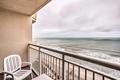 Oceanfront N Myrtle Beach Condo with Hot Tub!