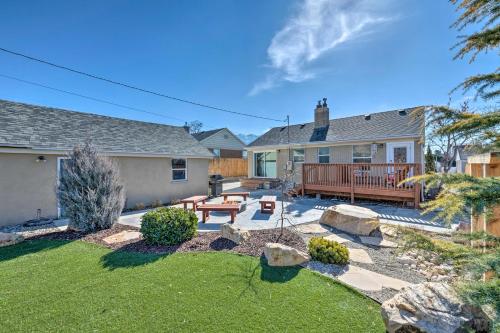 Cheerful SLC Home with Private Yard and Fire Pit!