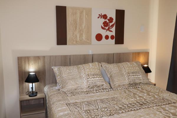 Cama o camas de una habitación en 532 - Apartamento 255 - Res. Solar das Bromélias Bloco Azul