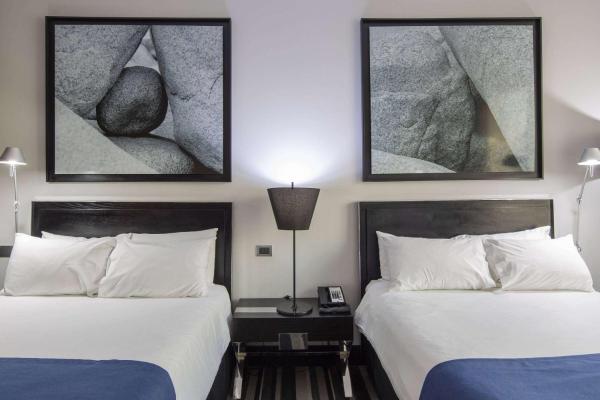 Cama o camas de una habitación en Wyndham Santiago Pettra