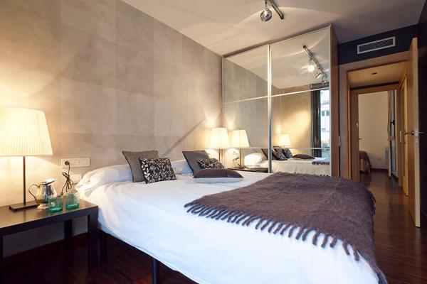 Cama o camas de una habitación en Apartment Barcelona Rentals - Sarria Apartments Near Center