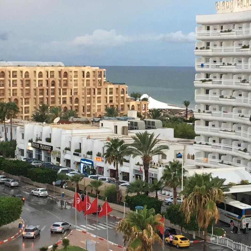 Sousse Corniche Taib Mhiri Roadin Front of Riadh Palm Hotel