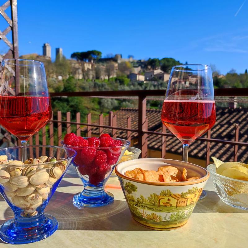 Lovely Balcony San Gimignano Apartments
